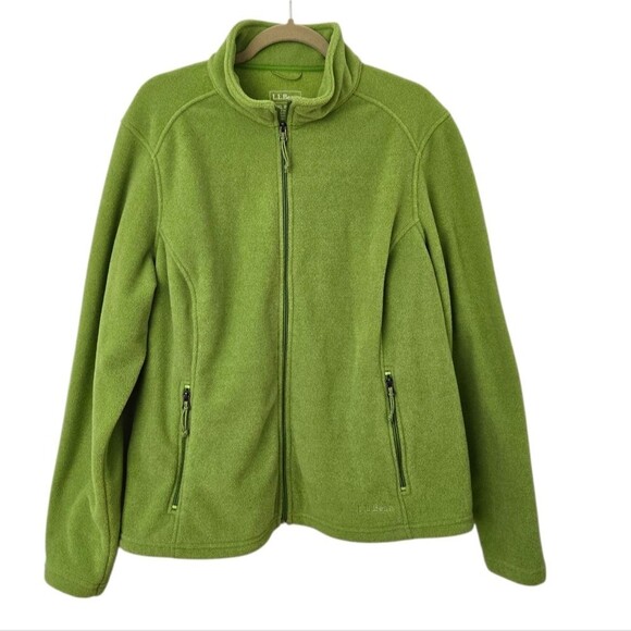 L.L. Bean fleece Jacket Full zip woman's XL - Picture 1 of 7